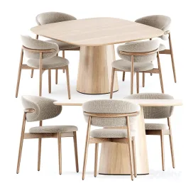 Oleandro chair by calligaris pov table by ton
